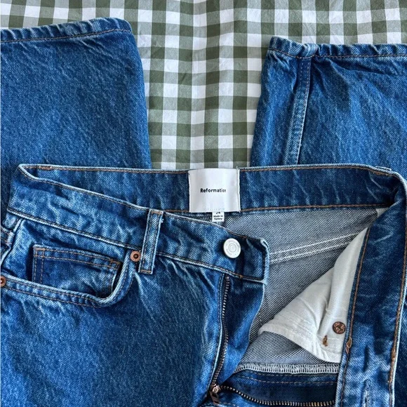 Reformation Cary Low Rise Slouchy Wide Leg Jeans